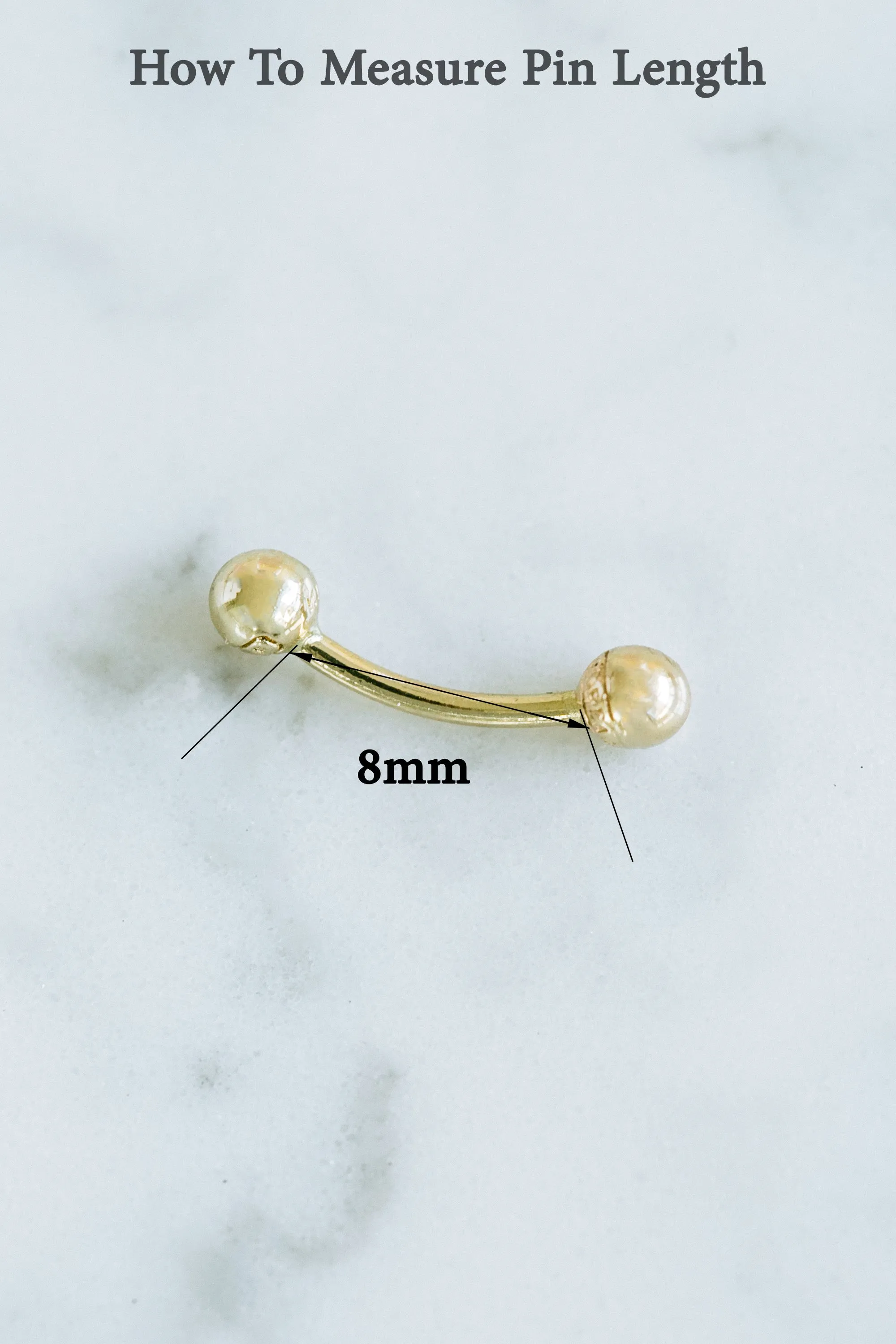 14K Solid Gold Round Fresh Water Pearl Ball Snug Rook Eyebrow Navel Daith Banana Curved Barbell Piercing 16g 18g