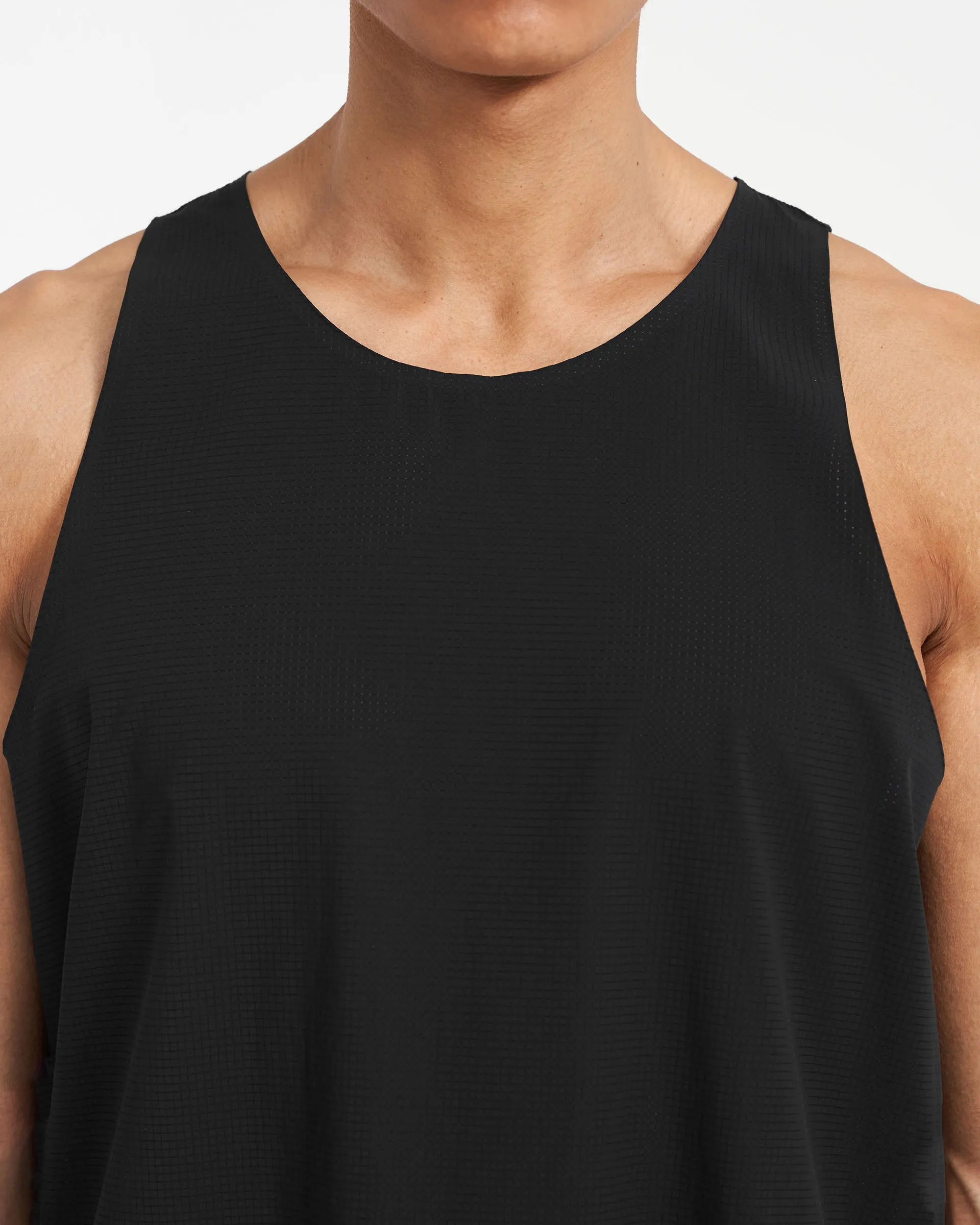 Jet Black 247 Singlet - High-Quality Athletic Tank Top