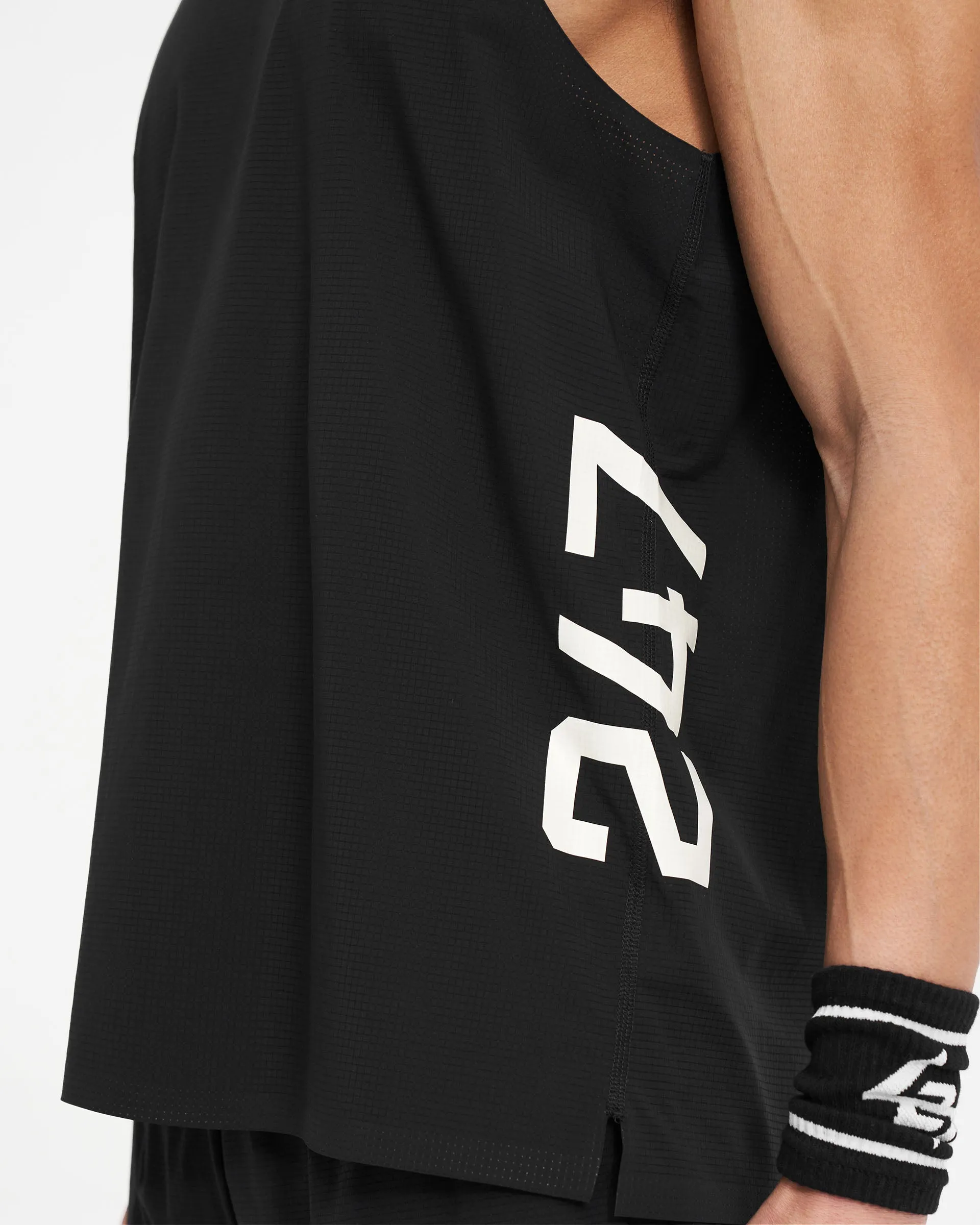 Jet Black 247 Singlet - High-Quality Athletic Tank Top