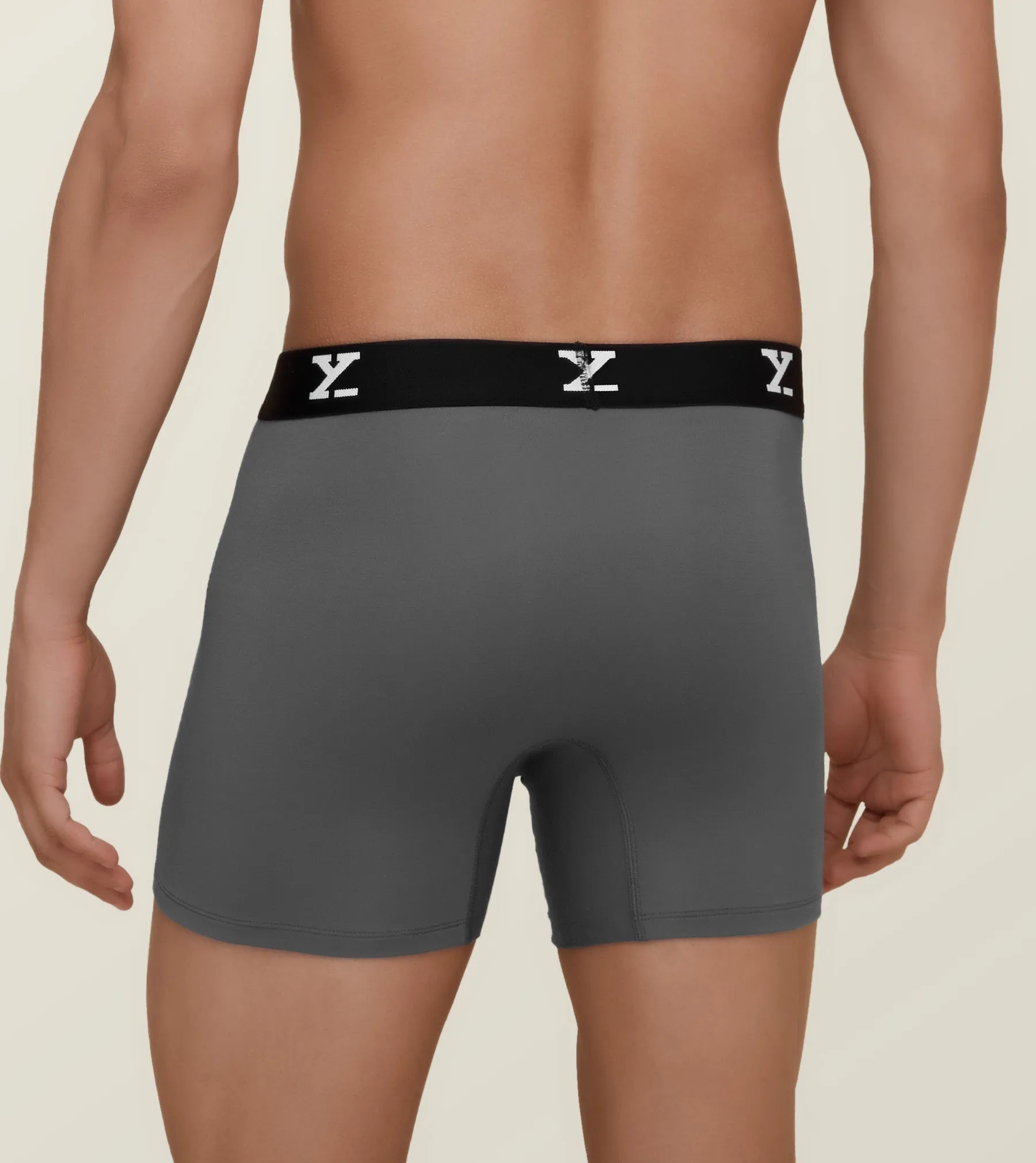 Ace Modal Boxer Briefs Charcoal Grey