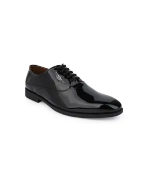 Alberto Torresi Black Patent Lace up Formal Shoes