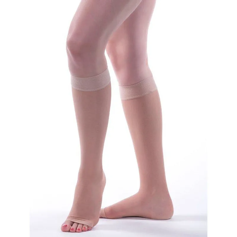 Allegro Essential Sheer Support Knee High 15-20 mmHg, Open Toe #17