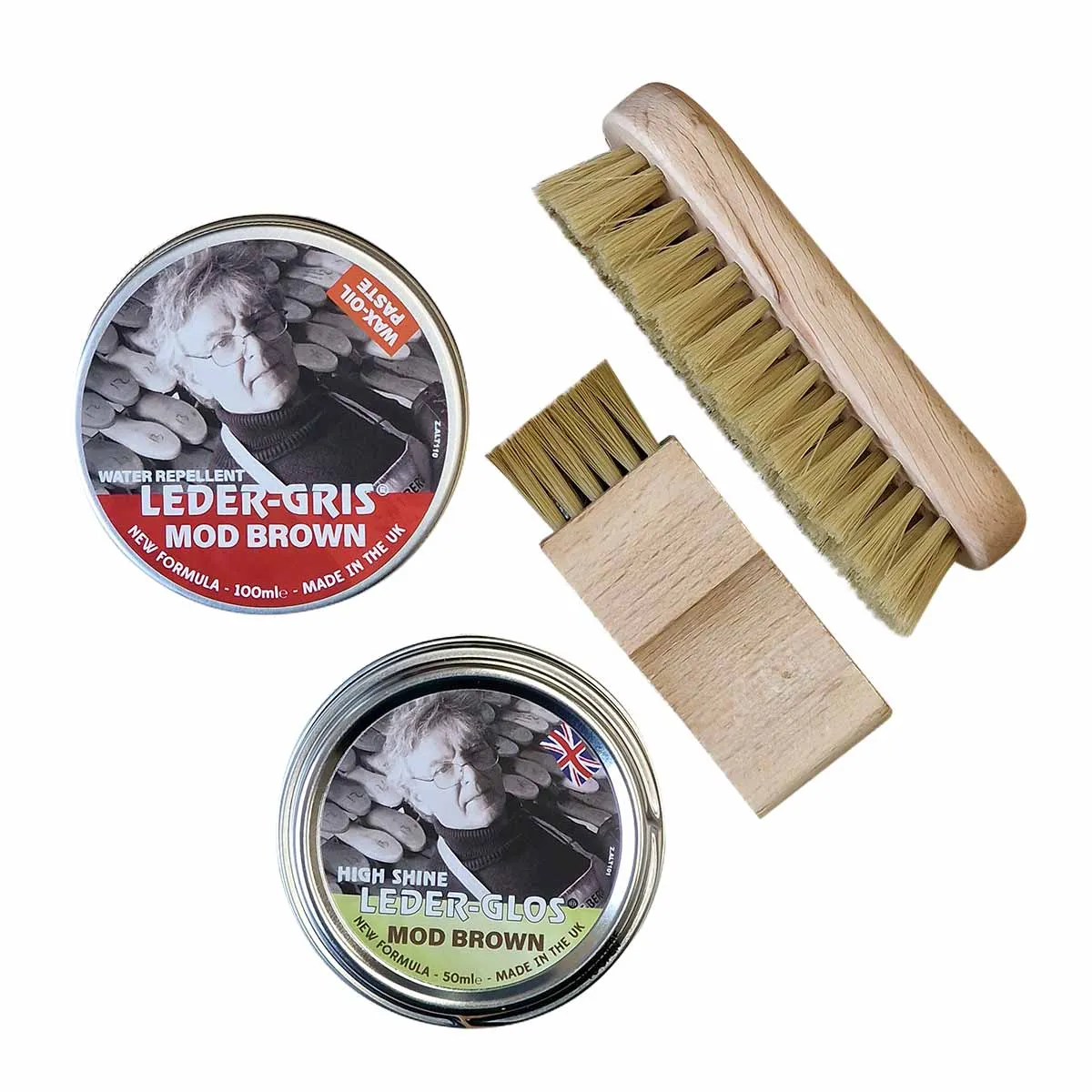 Altberg Military Boot Care Kit Brown