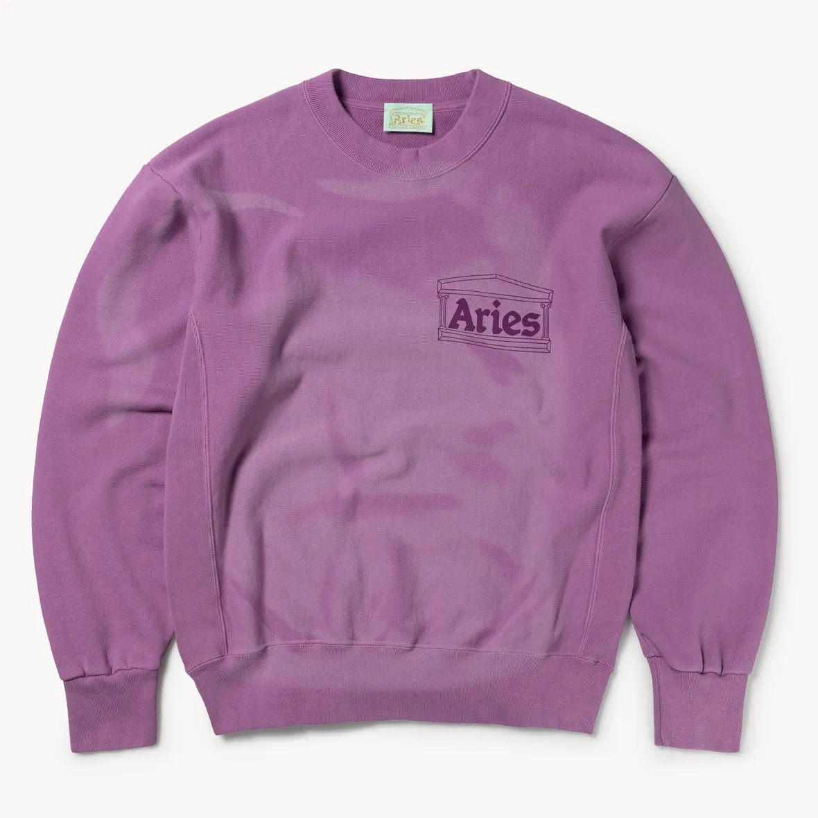 Aries Arise Sunbleached Cross Grain Temple Sweat