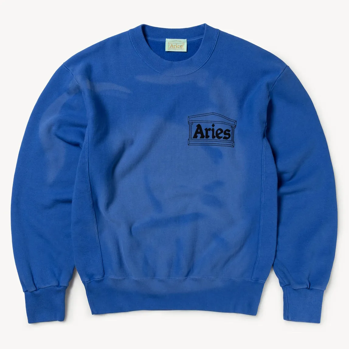 Aries Arise Sunbleached Cross Grain Temple Sweat