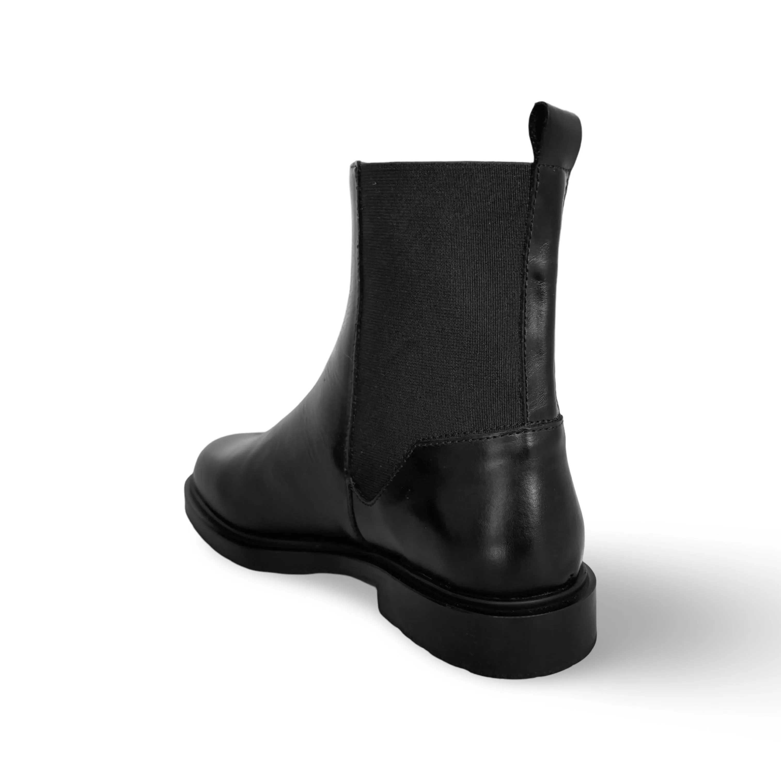 B9132 Black Leather Boot