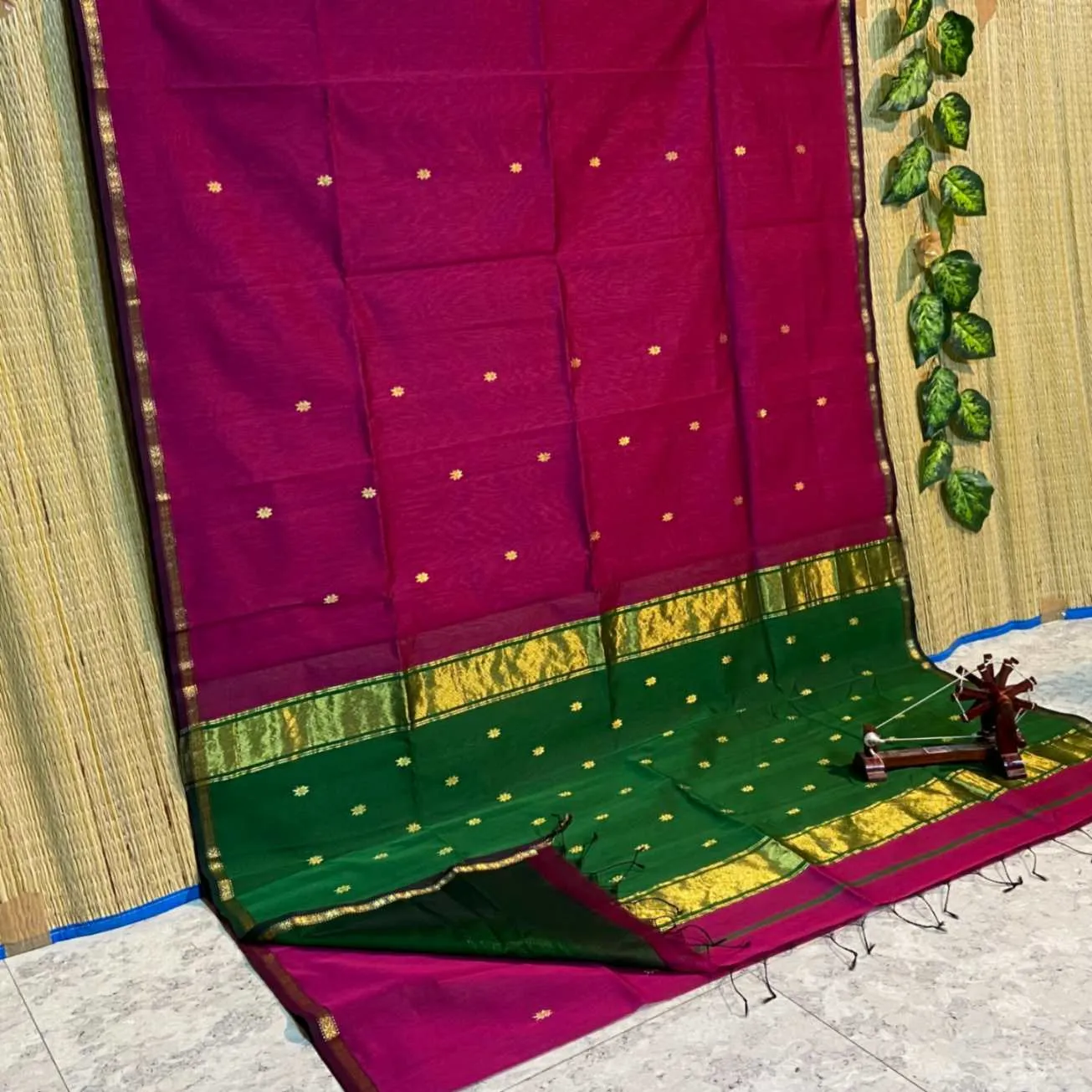 Beautiful Maheshwari Silk Saree