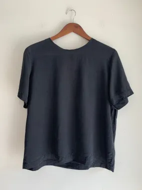 Black Silk Vintage Top