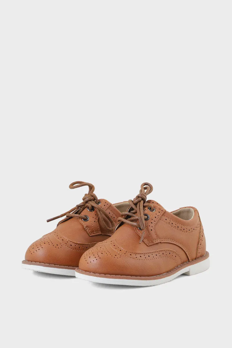 Boys Formal Derby Q10008-Tan