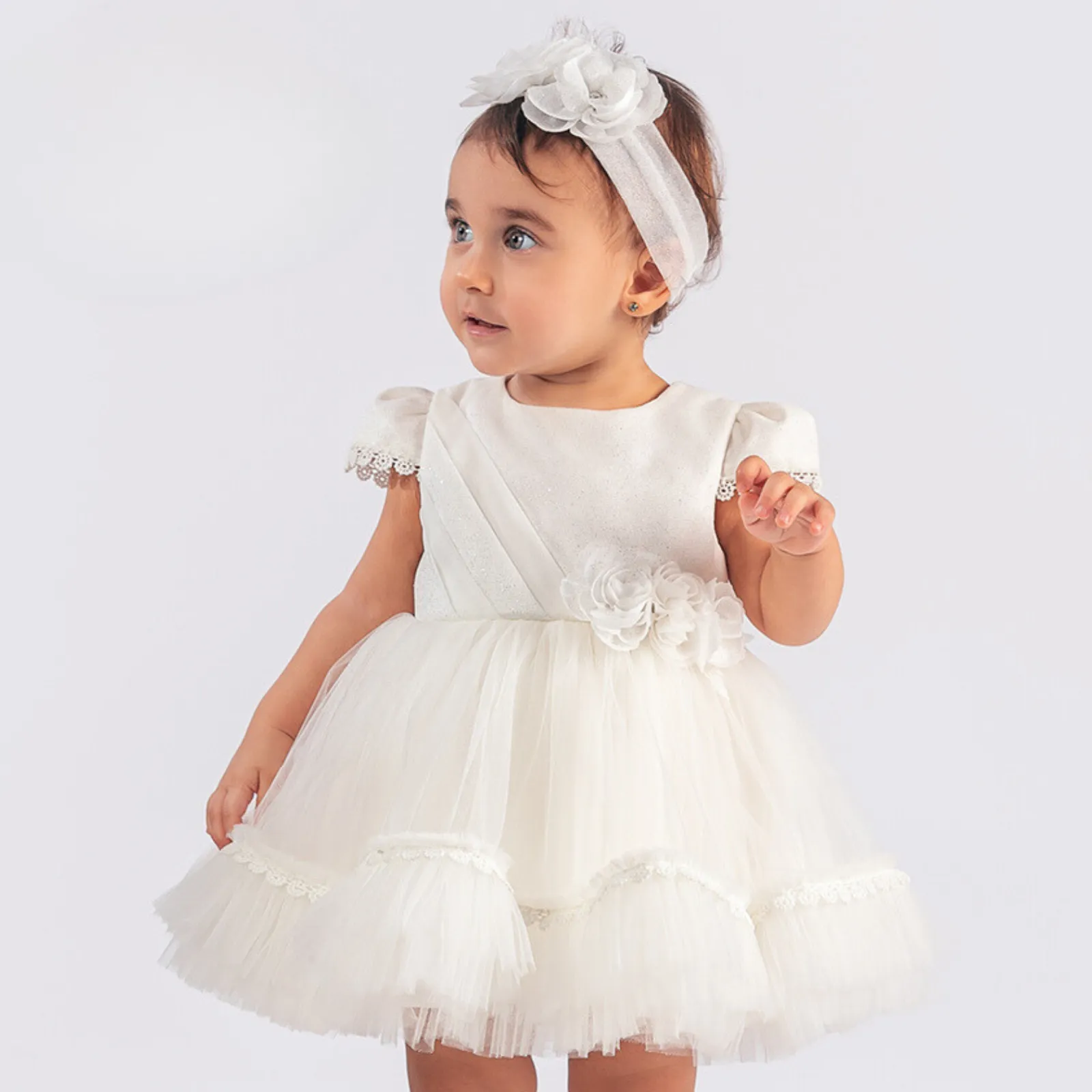 Bright Flower Girls Formal Dress