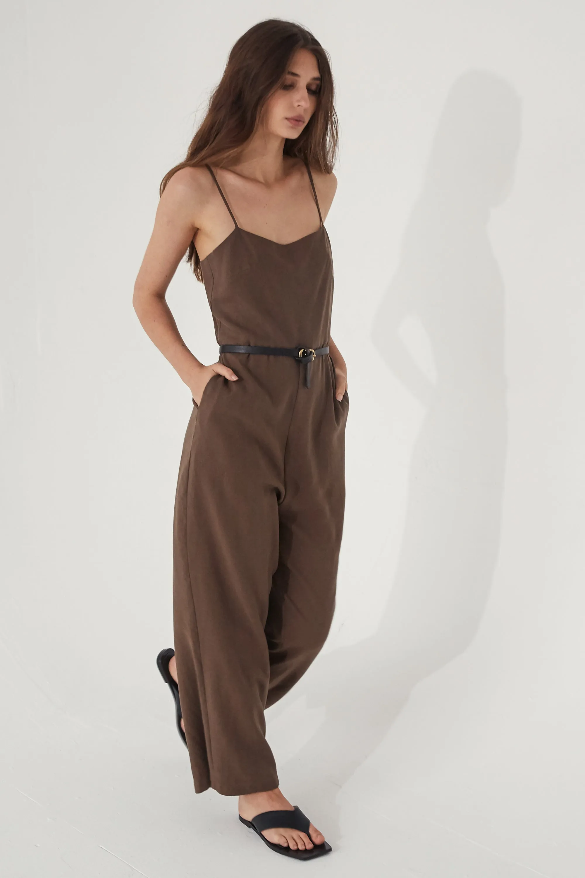 Camisole Linen Jumpsuit