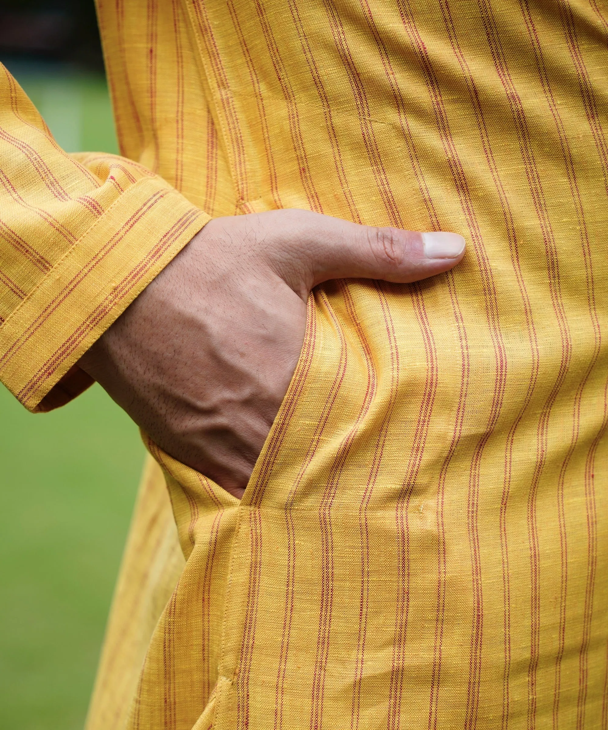 Canary Linen Kurta