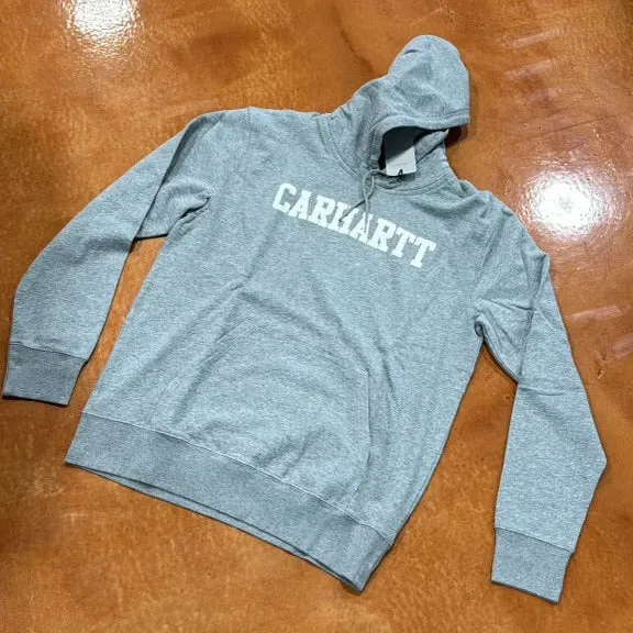 CARHARTT WIP HOODED COLLEGE SWEATSHIRT (GREY)