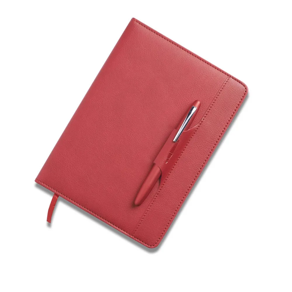 Carlton London Red Magnet Pen with One Diary - Stylish Writing Set for Daily Inspiration