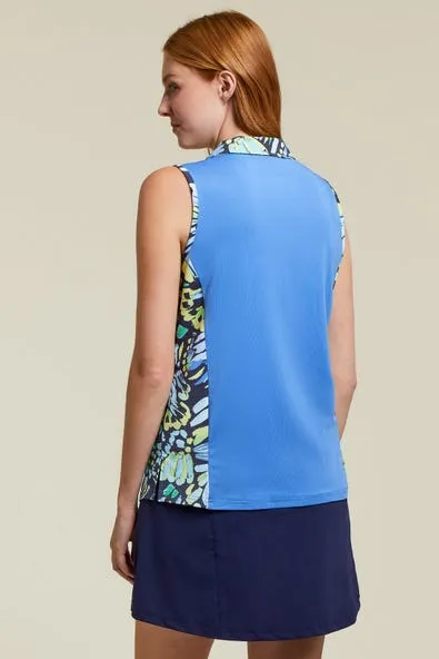 Collared Sleeveless Top