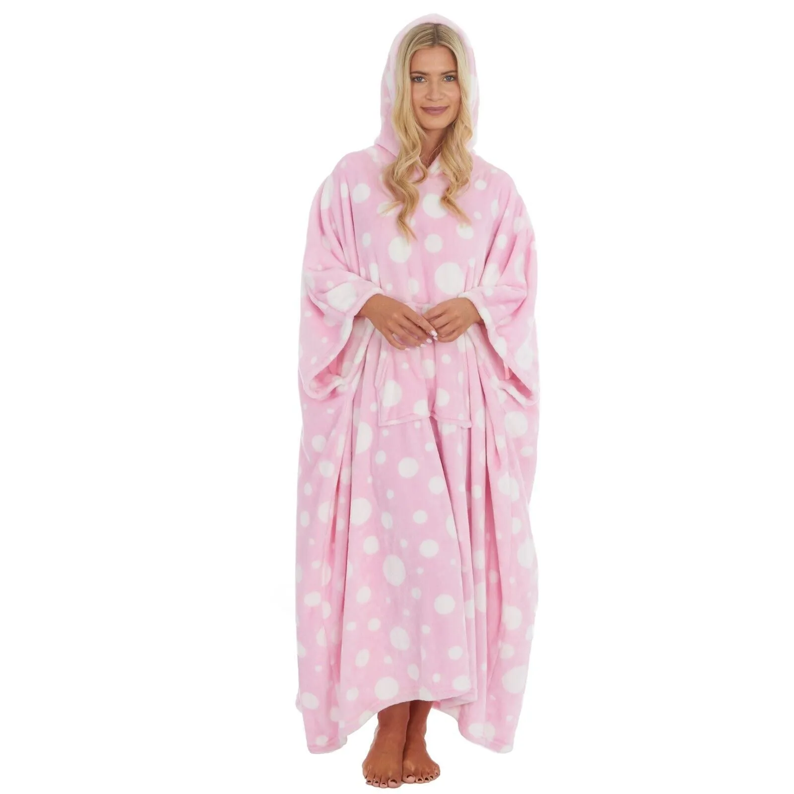 Cosy & Snug Oversized Fleece Blanket with Hood