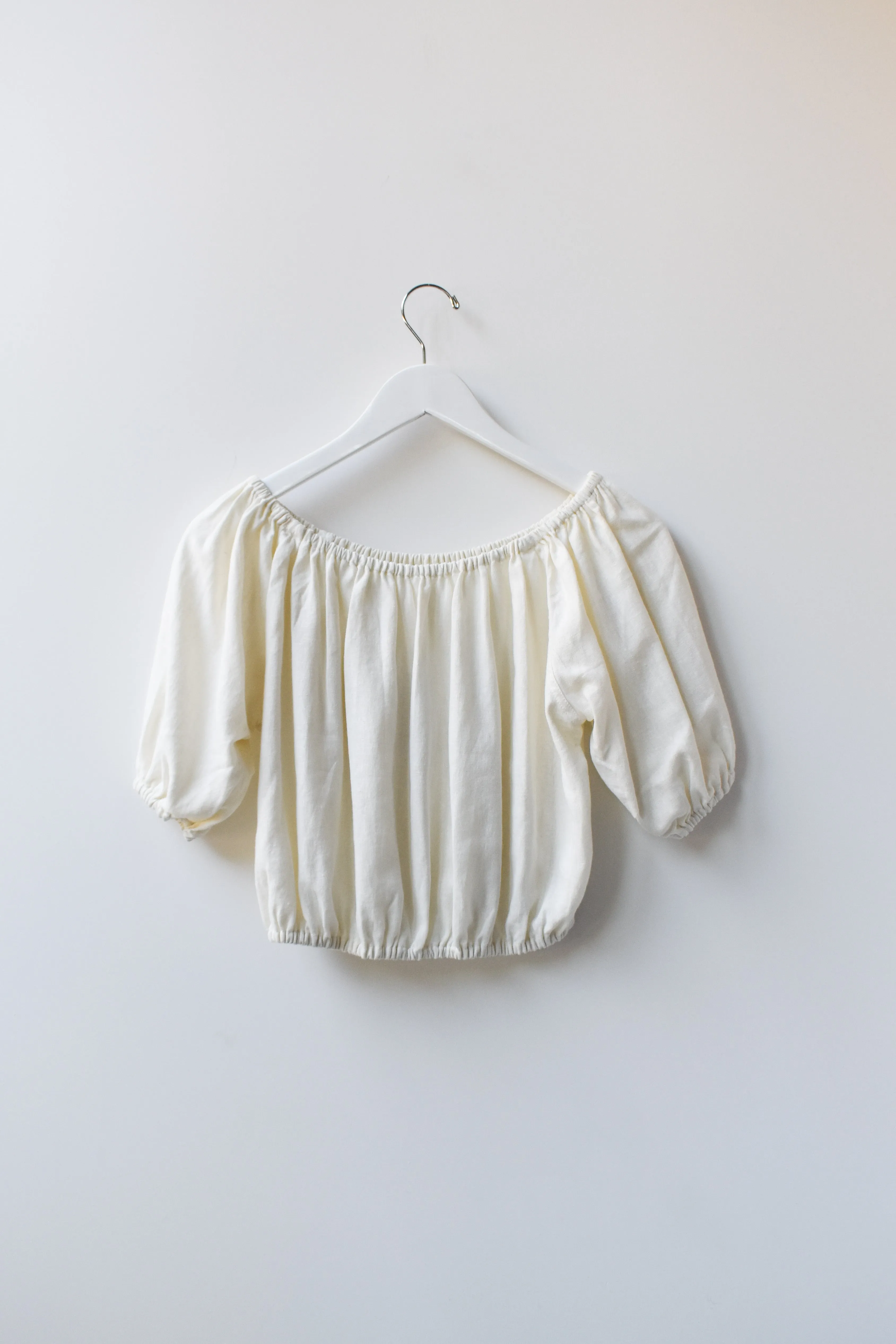 Cropped Top (Linen Blend)