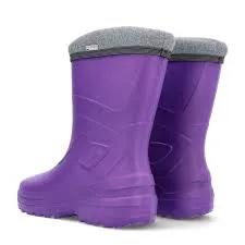 Demar Lucy Womens Purple Waterproof Rain Boots – Stylish & Durable Outdoor Footwear