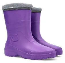 Demar Lucy Womens Purple Waterproof Rain Boots – Stylish & Durable Outdoor Footwear