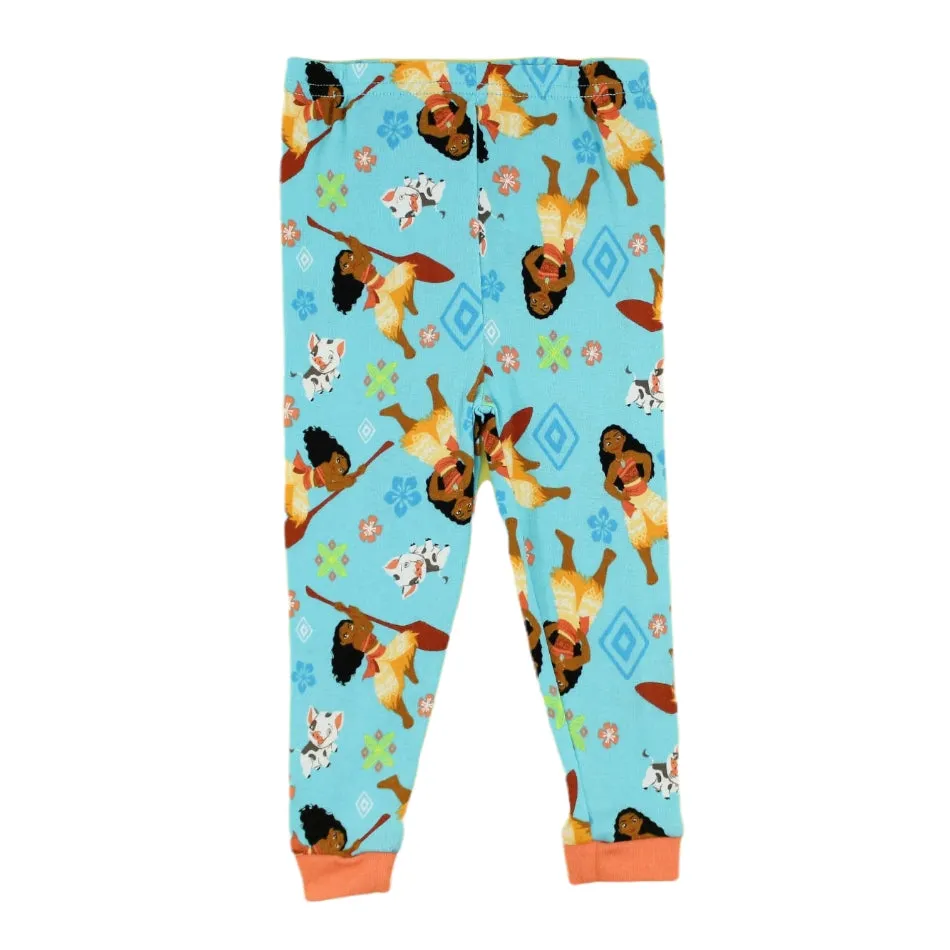 Disney 3 pc Snug Fit Cotton Pajama Sets - Moana