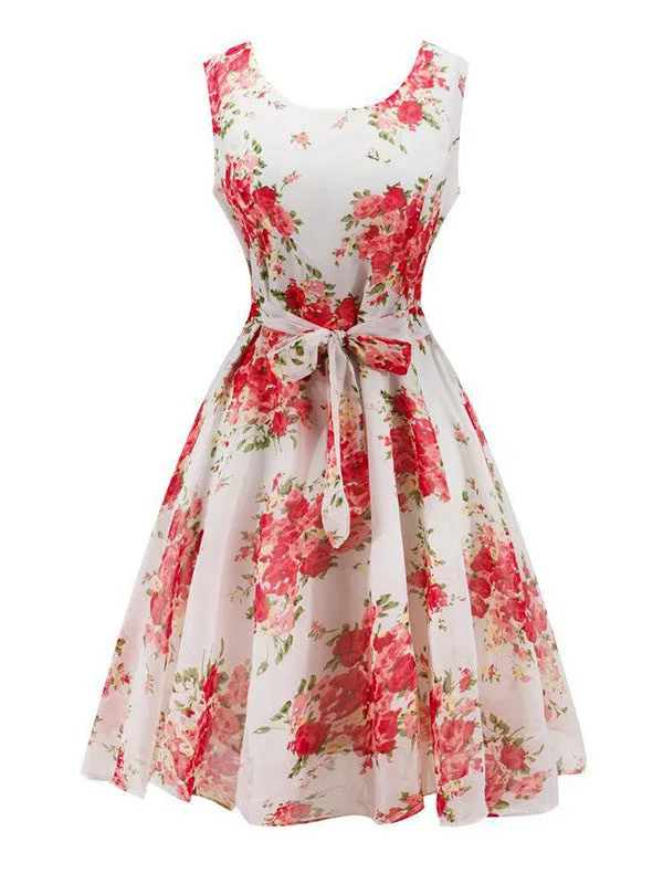 Flower Power Sleeveless Dress