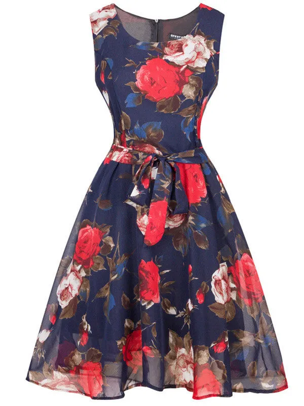 Flower Power Sleeveless Dress