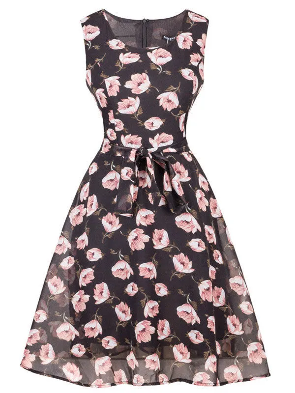 Flower Power Sleeveless Dress