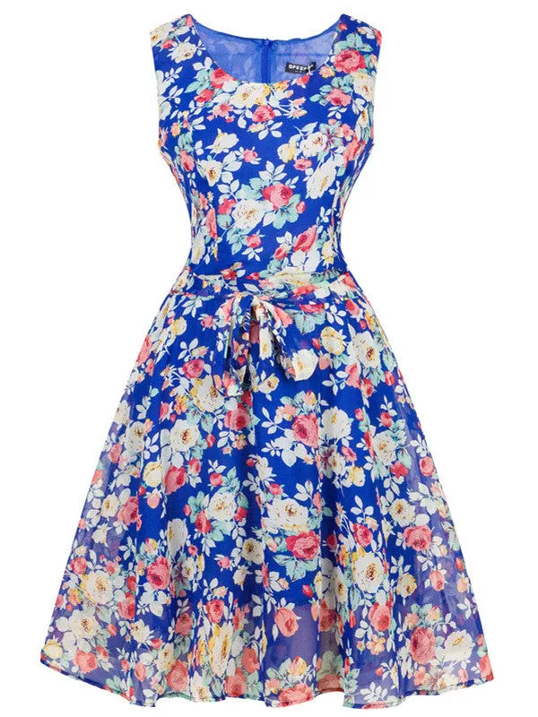 Flower Power Sleeveless Dress