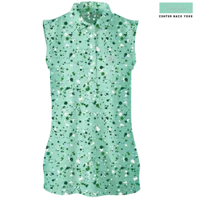 Golf Splatter Women's Sleeveless Polo