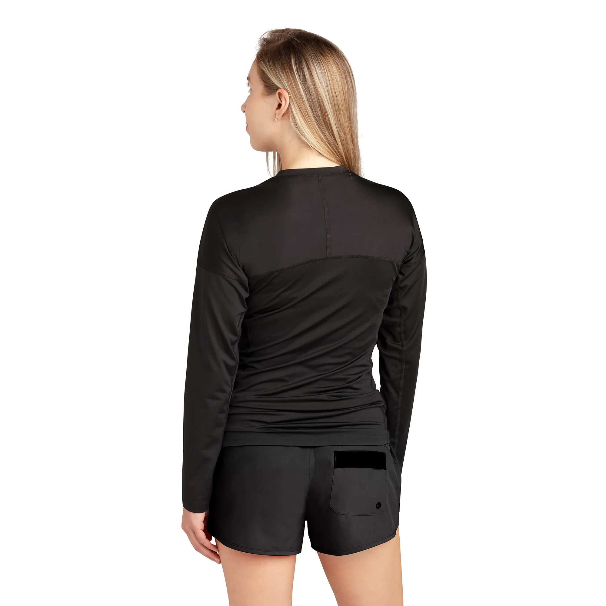 HD Snug Fit Long Sleeve Rashguard Crew - Women's