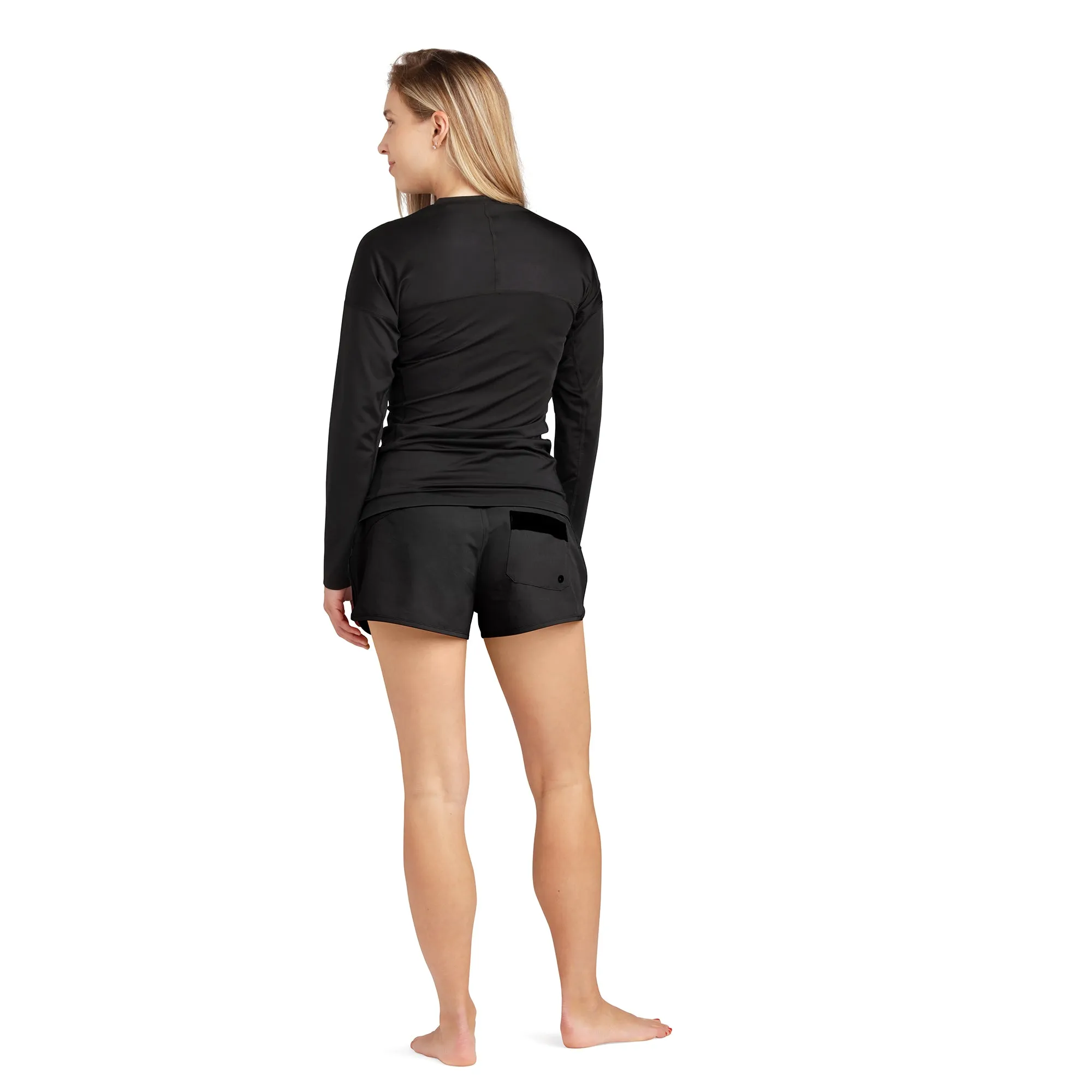 HD Snug Fit Long Sleeve Rashguard Crew - Women's