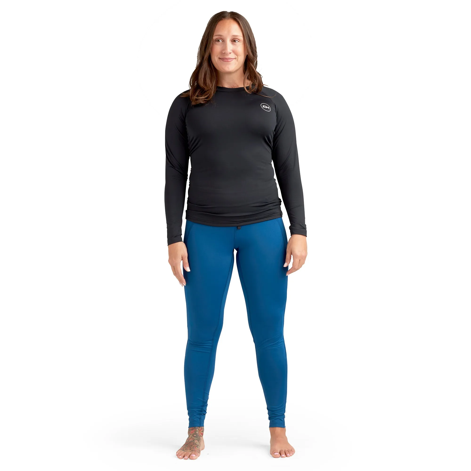 HD Snug Fit Long Sleeve Rashguard Crew - Women's