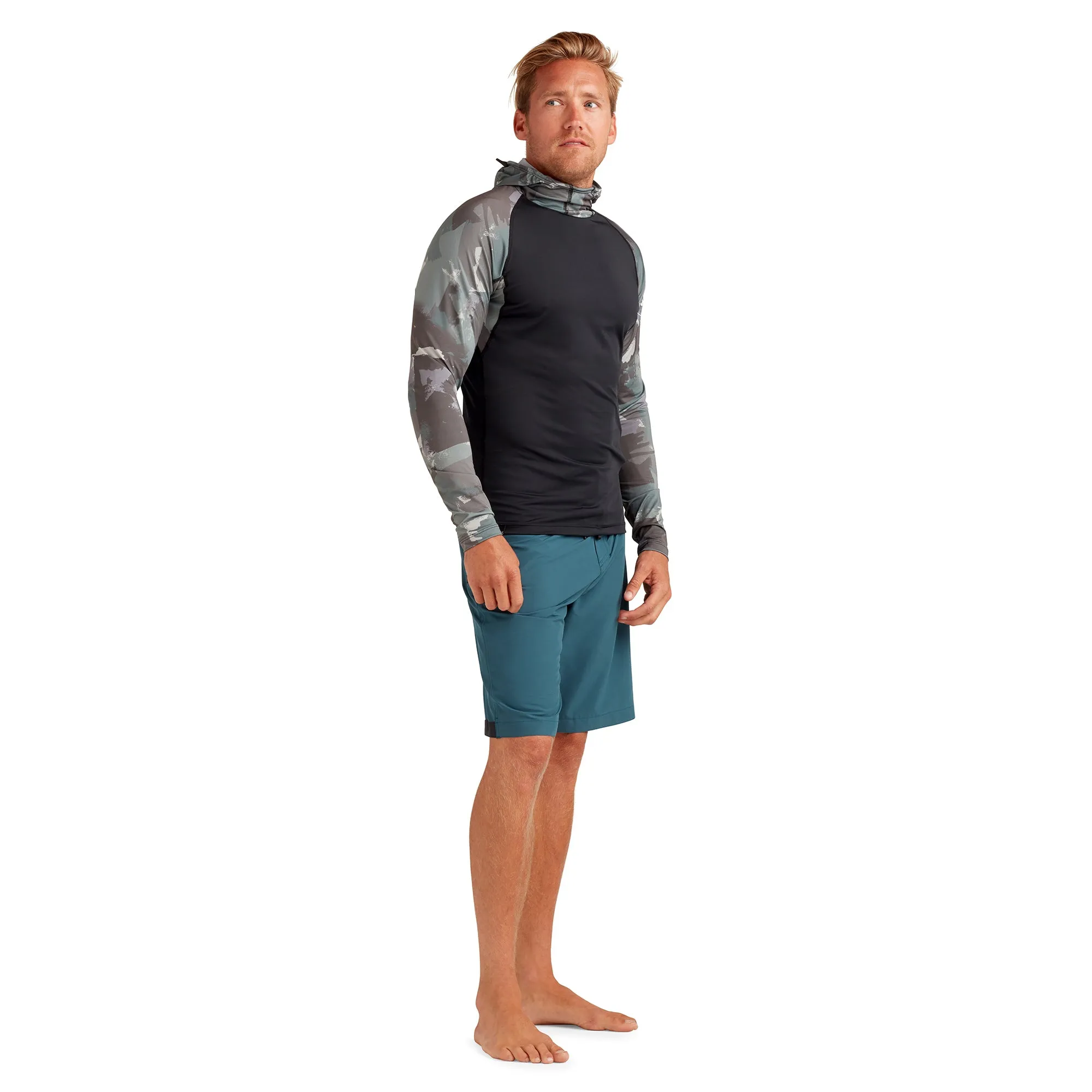 HD Snug Fit Long Sleeve Rashguard Hoodie