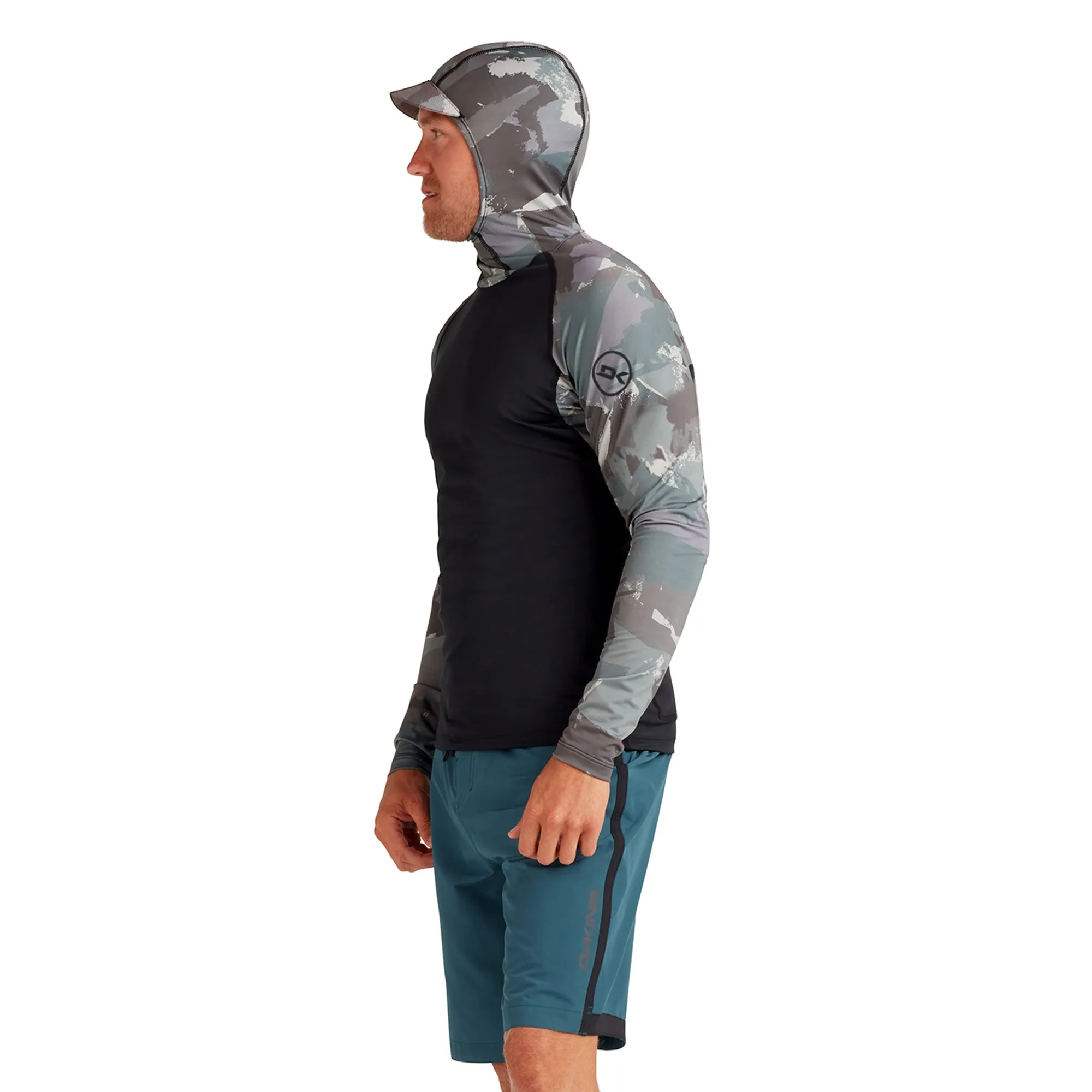 HD Snug Fit Long Sleeve Rashguard Hoodie