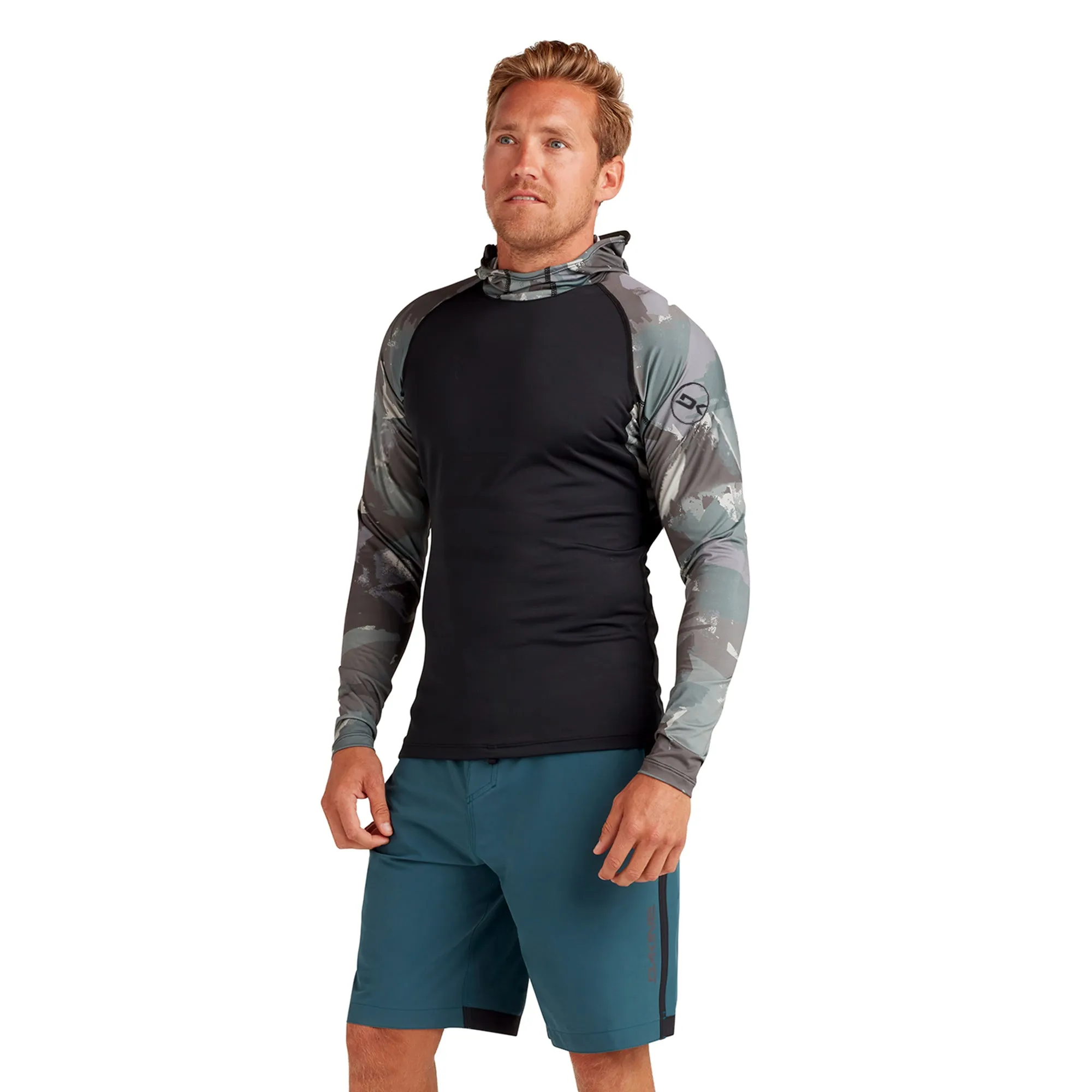 HD Snug Fit Long Sleeve Rashguard Hoodie