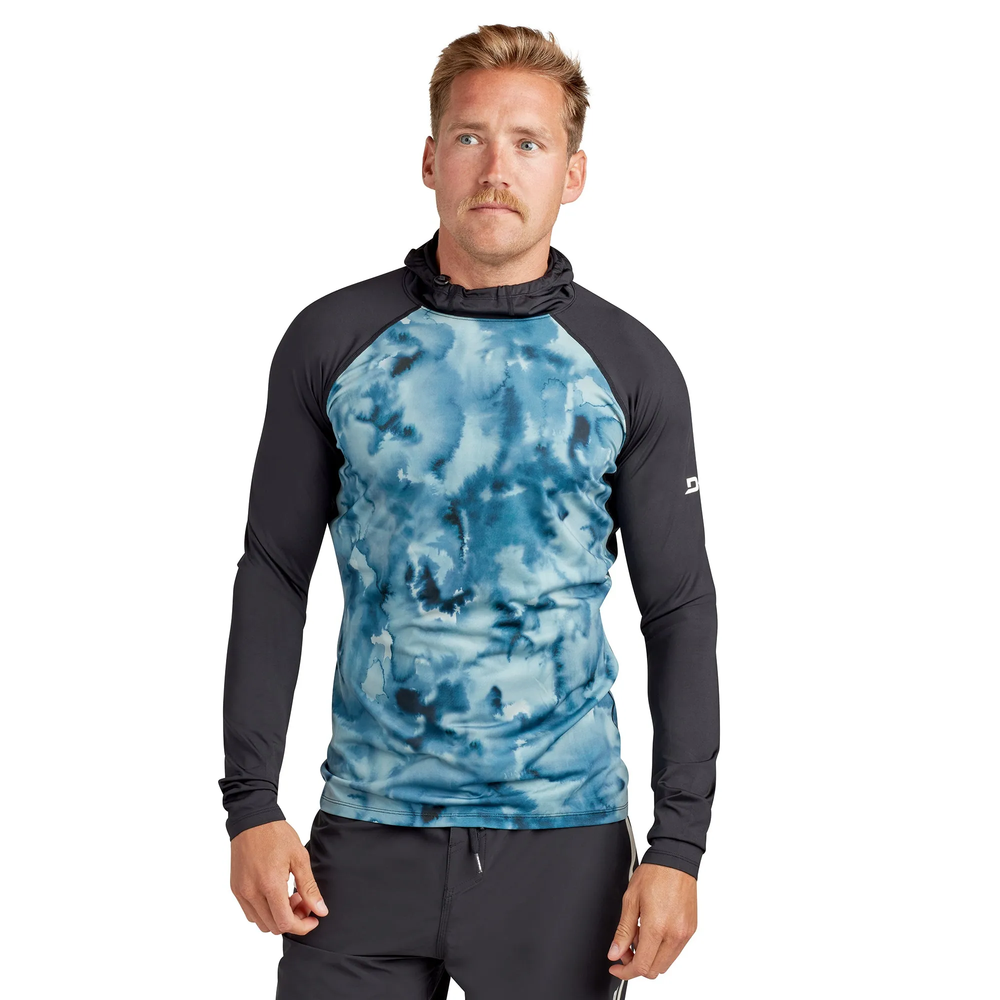 HD Snug Fit Long Sleeve Rashguard Hoodie