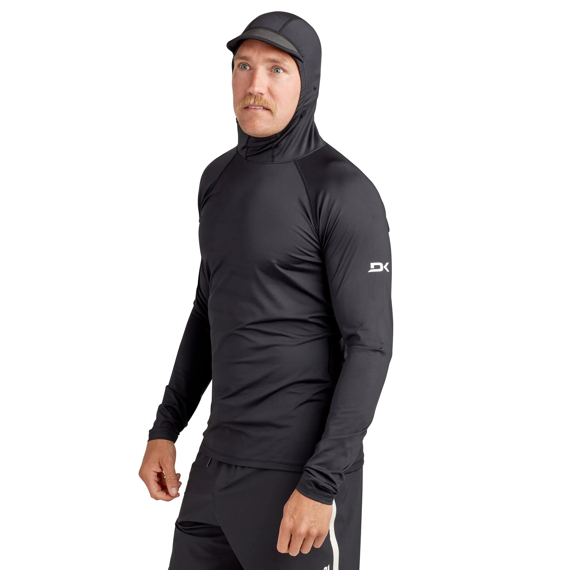 HD Snug Fit Long Sleeve Rashguard Hoodie