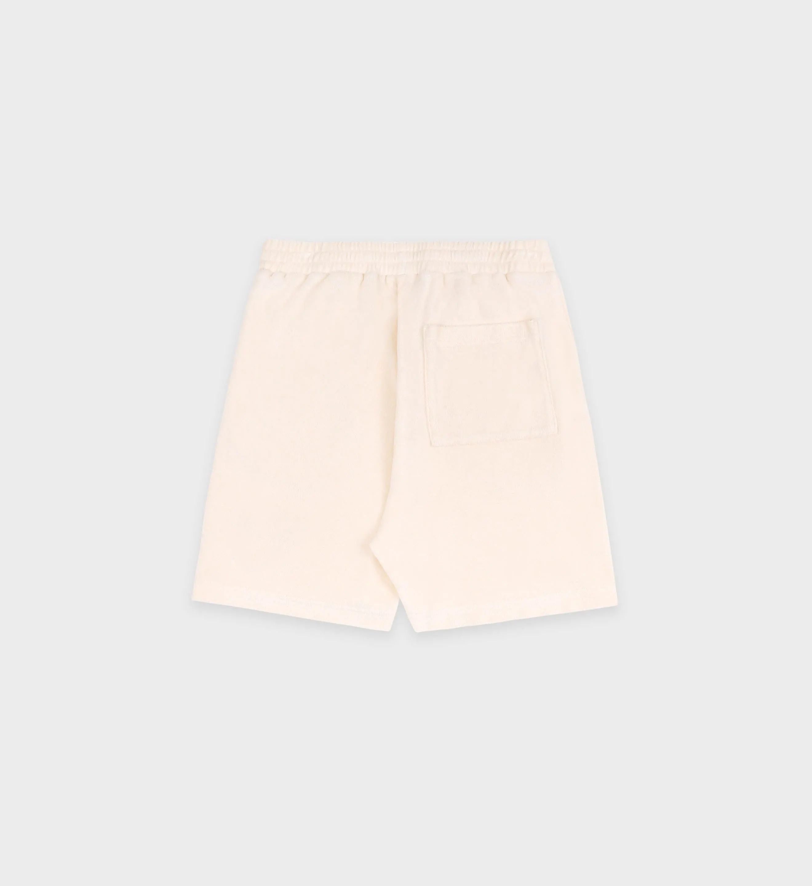 Hotel du Cap Cursive Terry Short - Cream/Navy