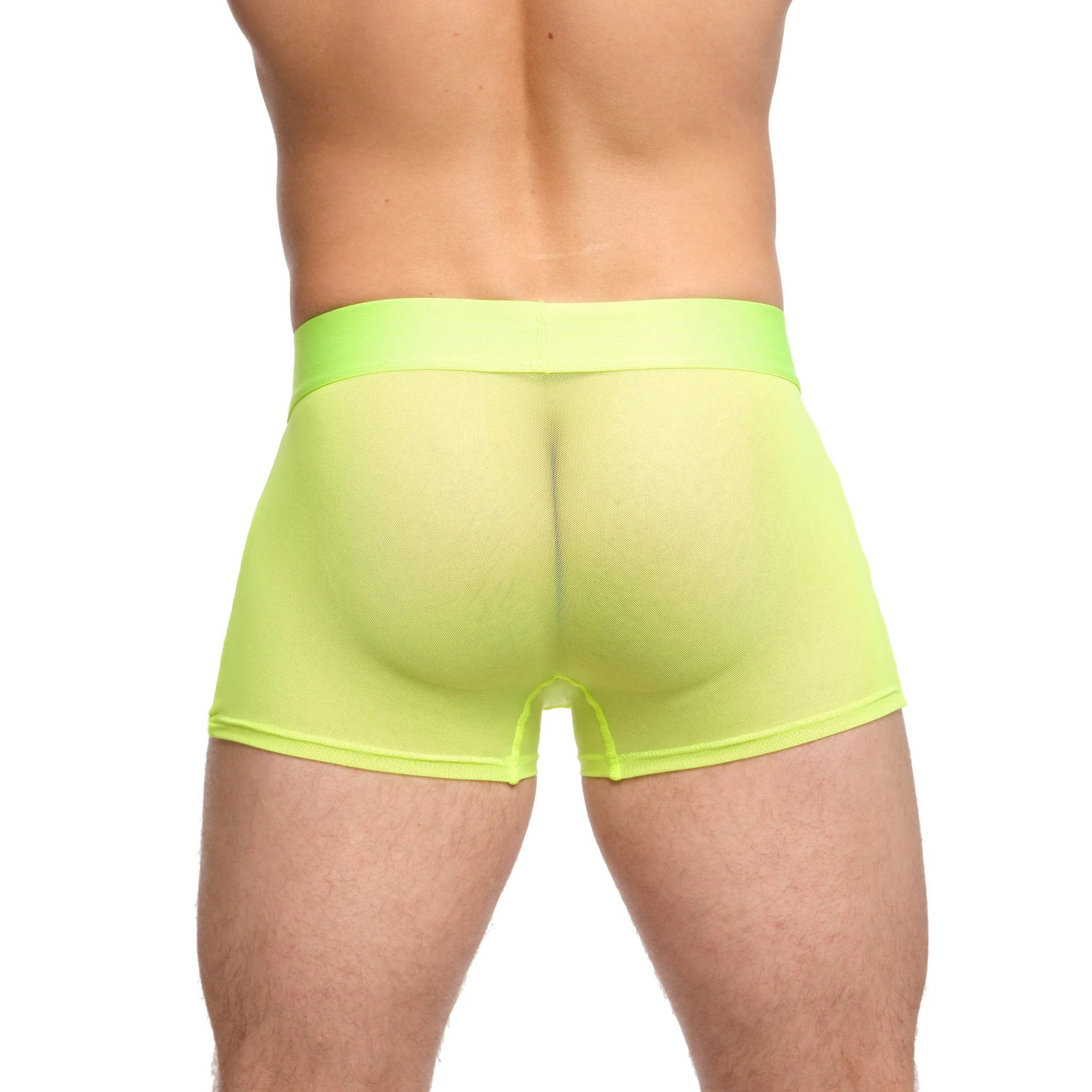 Just The Bones Sheer Trunk Neon Green