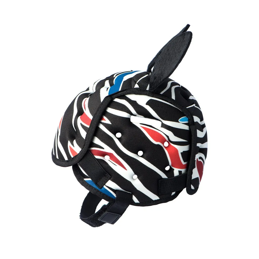 Kazam SNUG N' SAFE Zebra Helmet for baby - Black/White