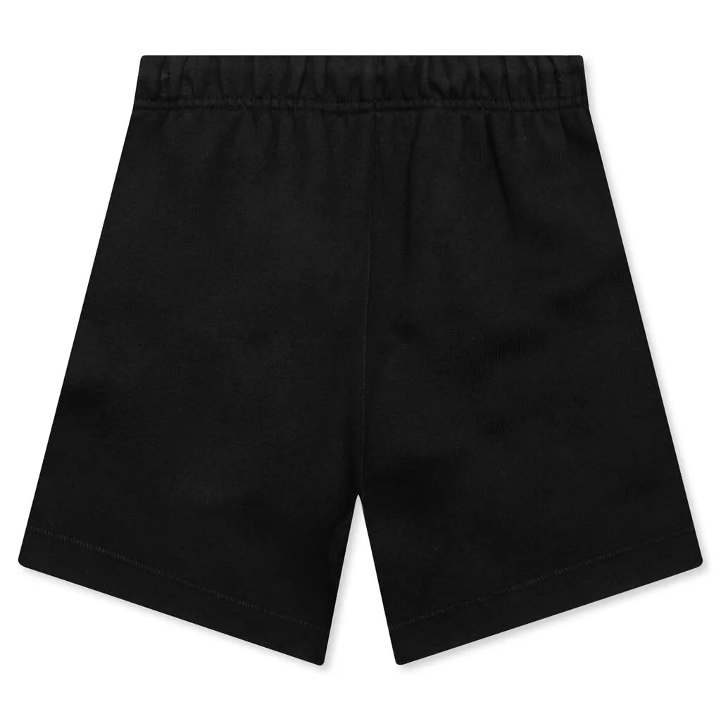 Kid's Sweatshort - Jet Black