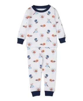 Kissy Kissy Snug Pajama Set in Sports Fun