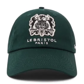   Le Bristol Paris Crest Wool Cap 'Forest Green'