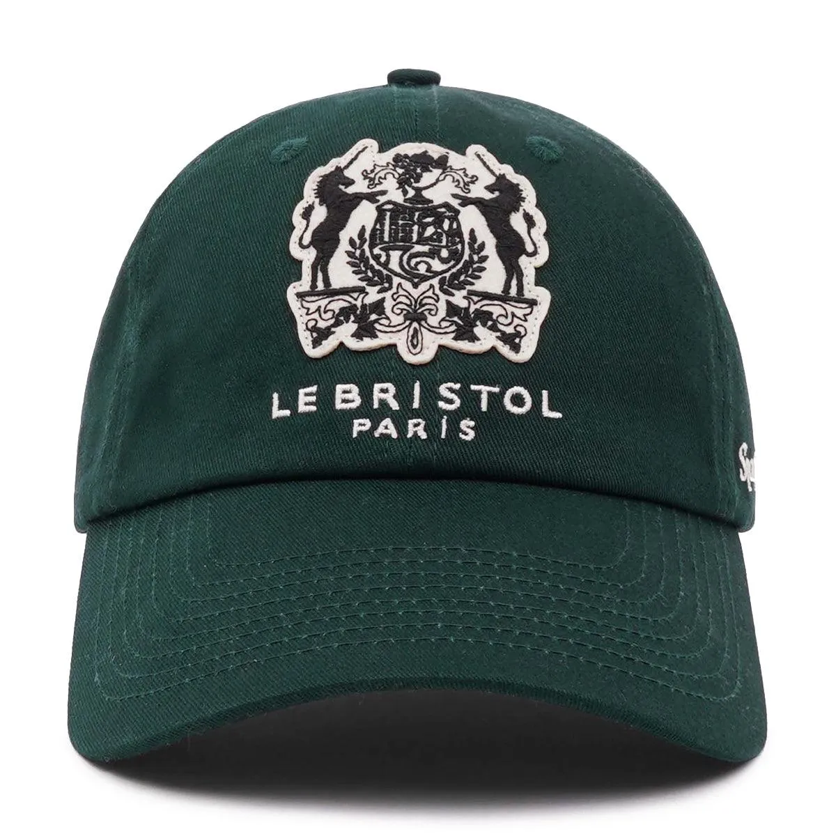   Le Bristol Paris Crest Wool Cap 'Forest Green'