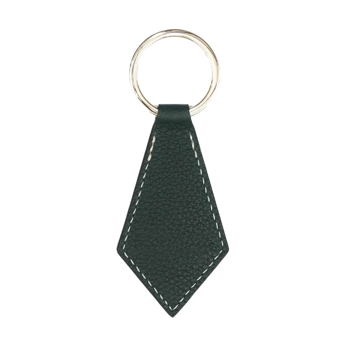   Le Bristol Paris Faubourg Leather Keychain 'Forest Green Gold'