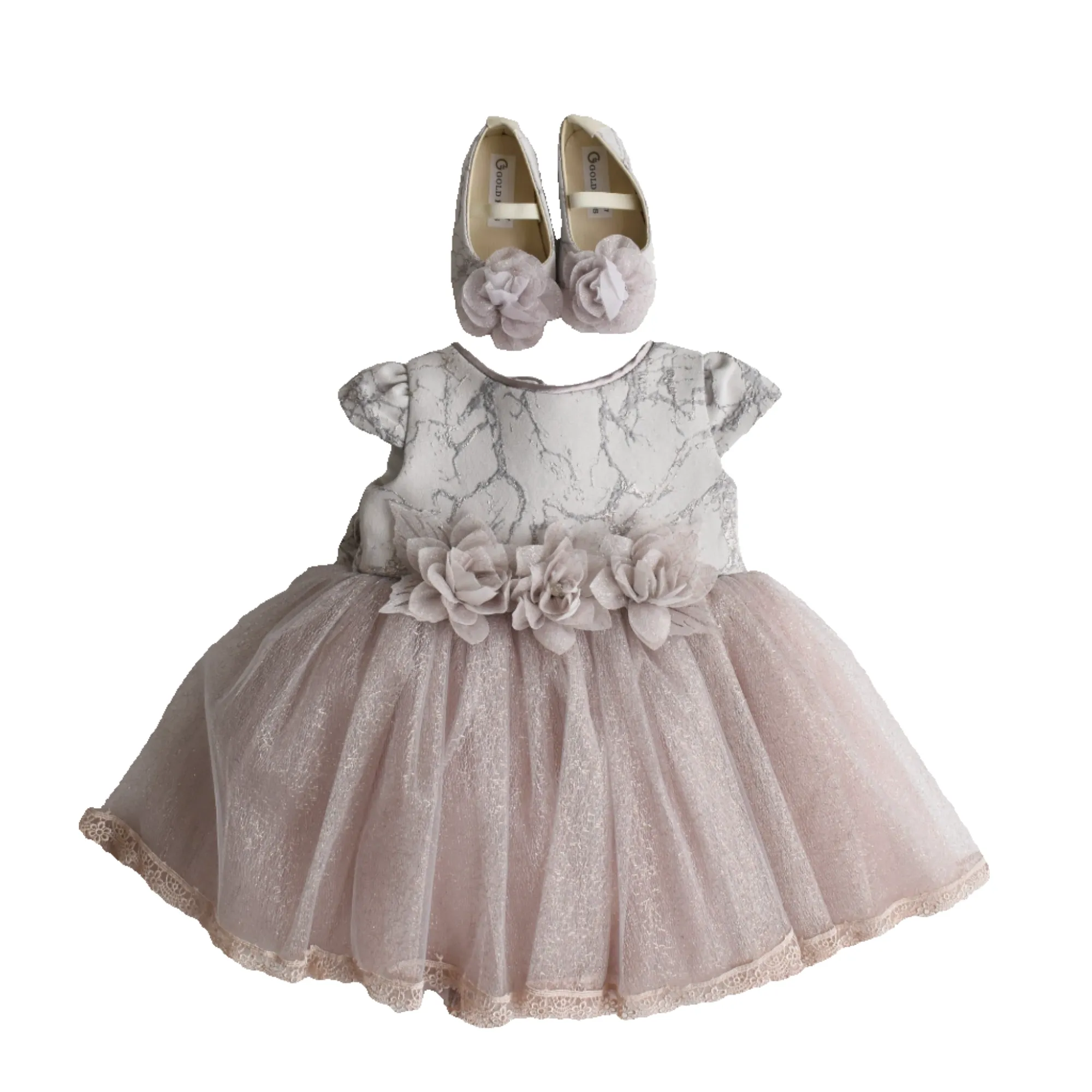 Leana Baby Formal Dress & Shoes