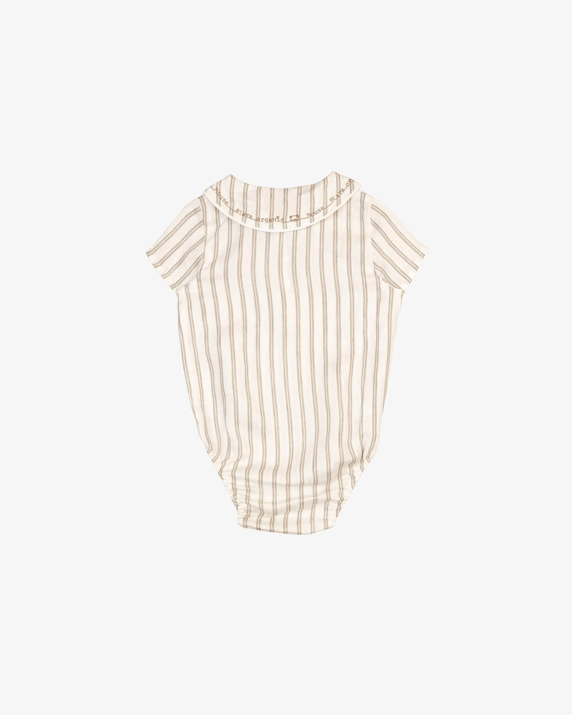 Linen Collar Bodysuit