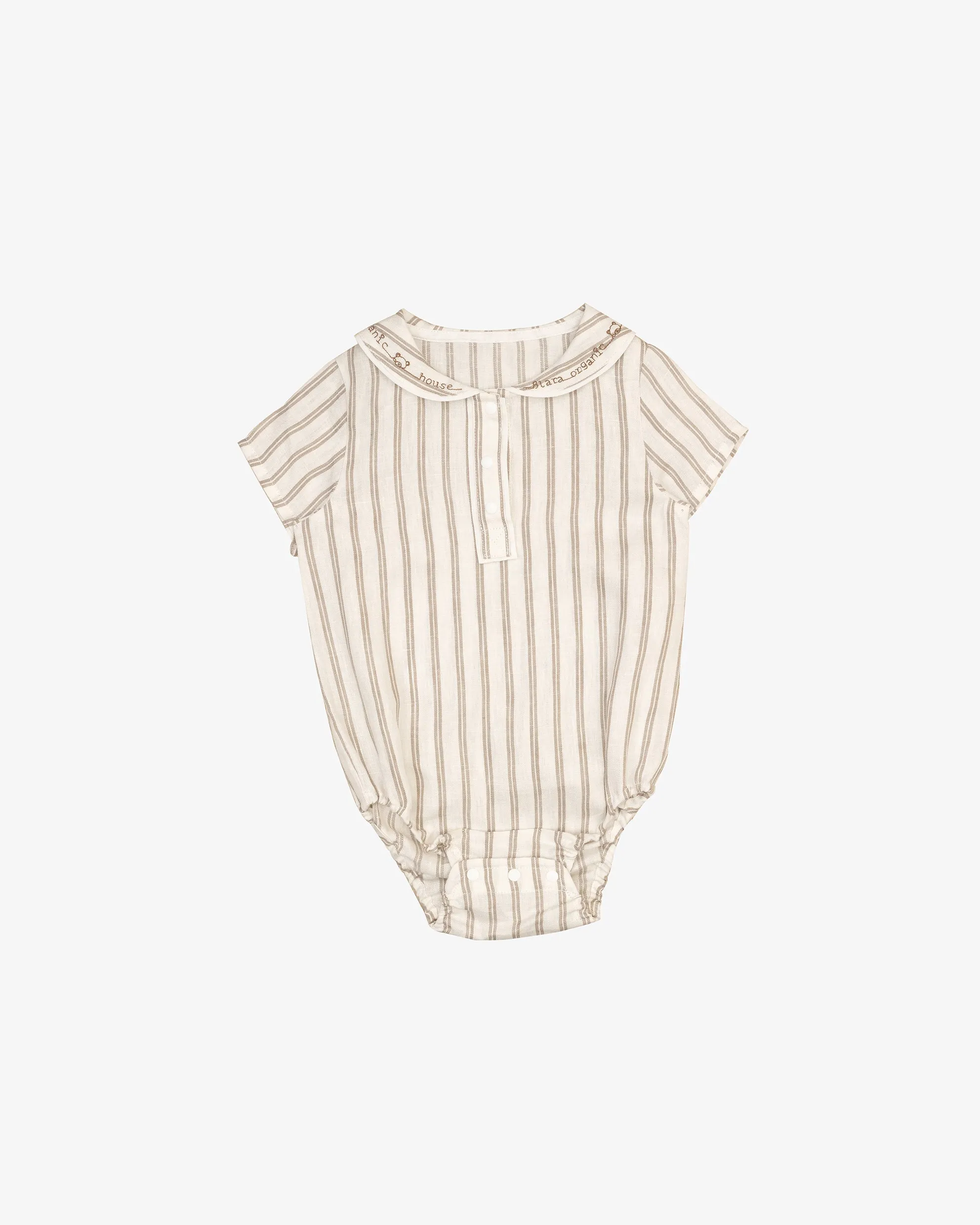 Linen Collar Bodysuit