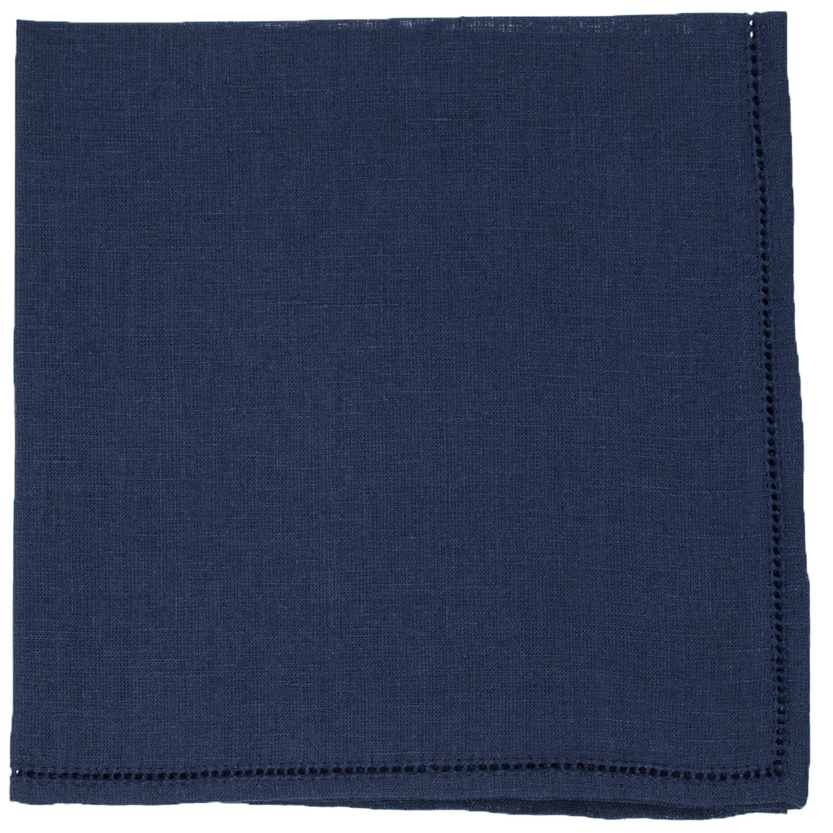 Linen Hemstitch Pocket Square