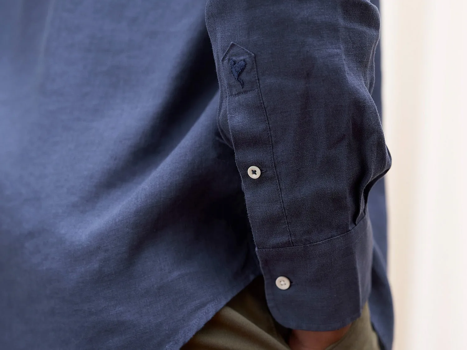 Linen Shirt Verzasca Navy